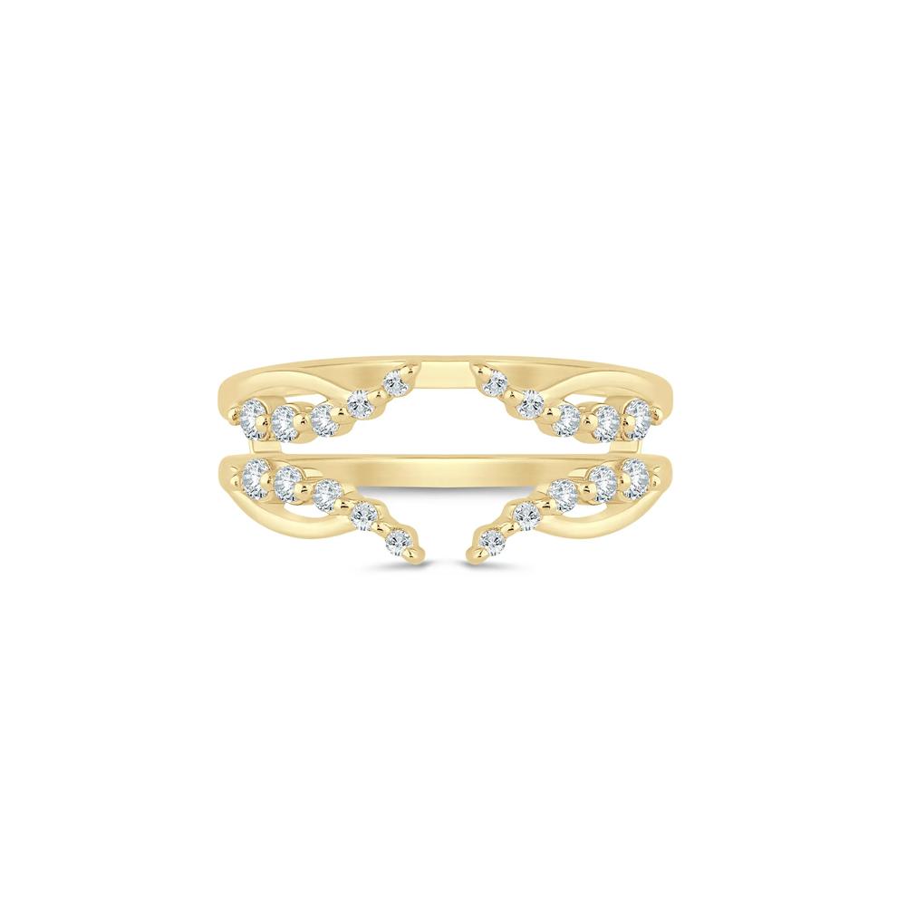 Lab Grown Diamond Open Insert in 14K Yellow Gold (1/3 ct. tw.) – Image 1 of 3
