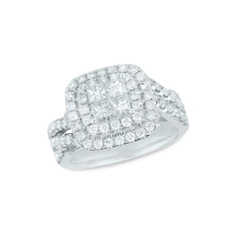 Composite Diamond Engagement Ring in 14K White Gold &#40;1 1/2 ct. tw.&#41;  – Image 4 of 4