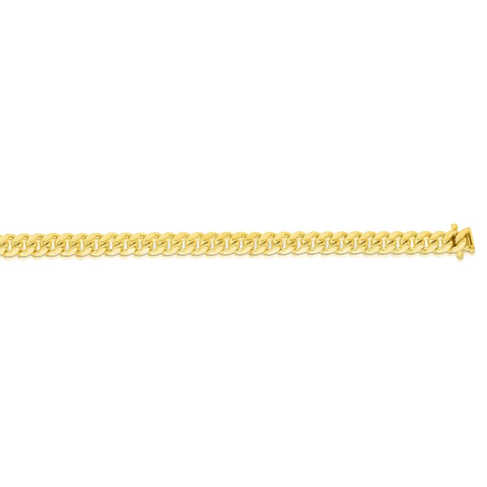 Miami Cuban Link Chain in 10K Yellow Gold, 22" – Image 3 of 3
