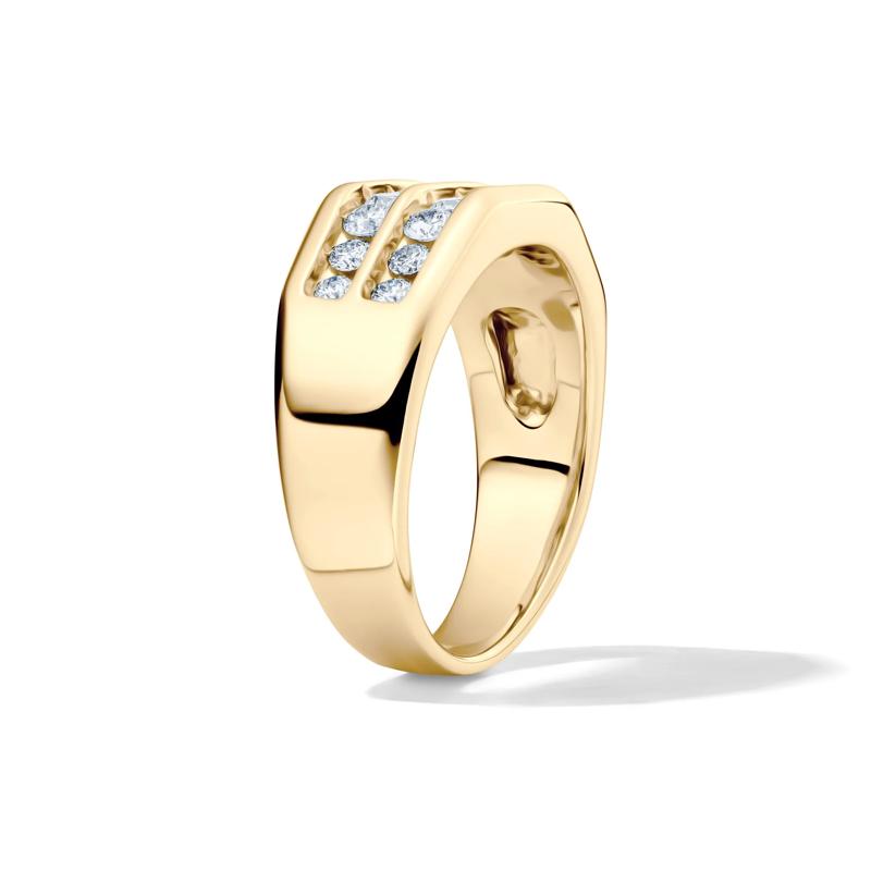 Men&#39;s 1 ct. tw. Diamond Band in 10K Yellow Gold  – Image 3 of 4