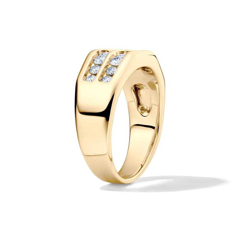 Men's 1 ct. tw. Diamond Band in 10K Yellow Gold  – Image 3 of 4