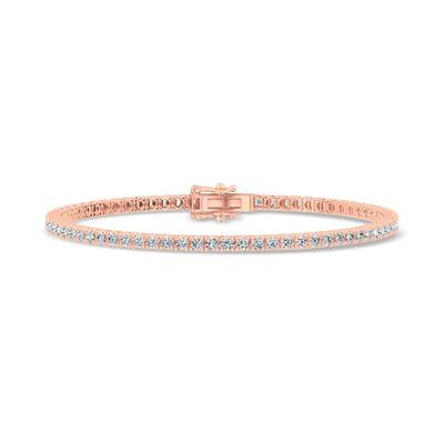 Diamond Tennis Bracelet in 10K Rose Gold, 7" (2 ct. tw.)