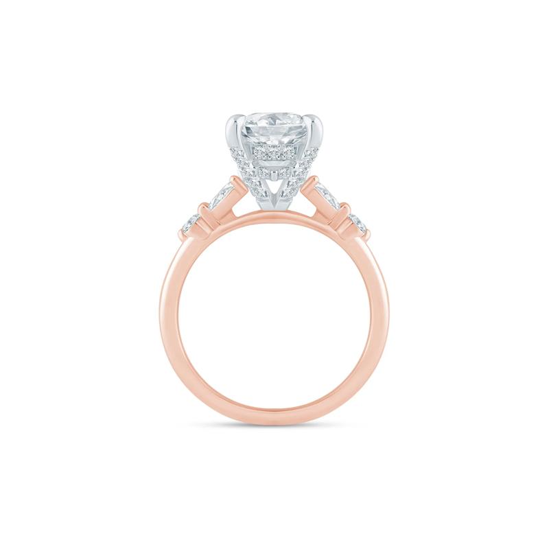 Bea Lab Grown Diamond Engagement Ring in 14K Gold – Image 5 of 6
