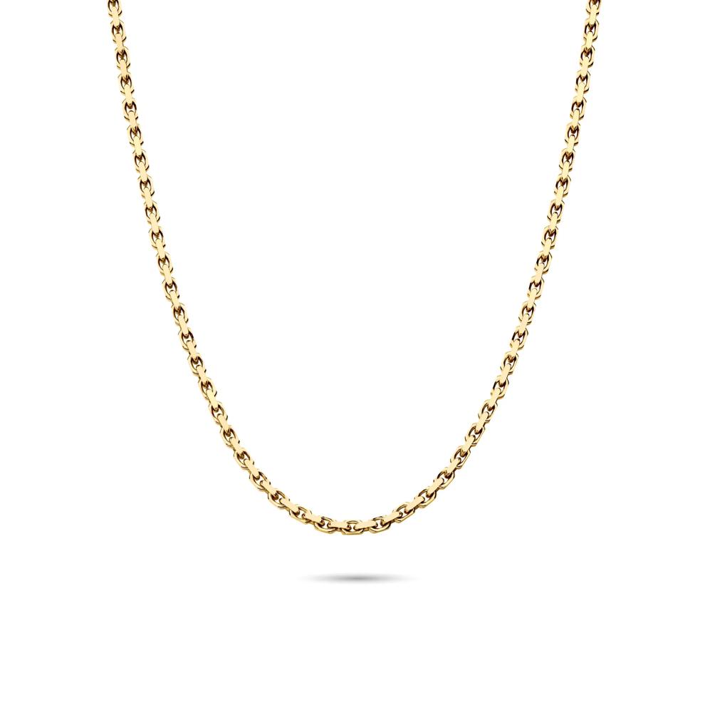 Men&rsquo;s Solid Link Chain in 14K Yellow Gold, 2.3MM, 22&rdquo; – Image 1 of 5