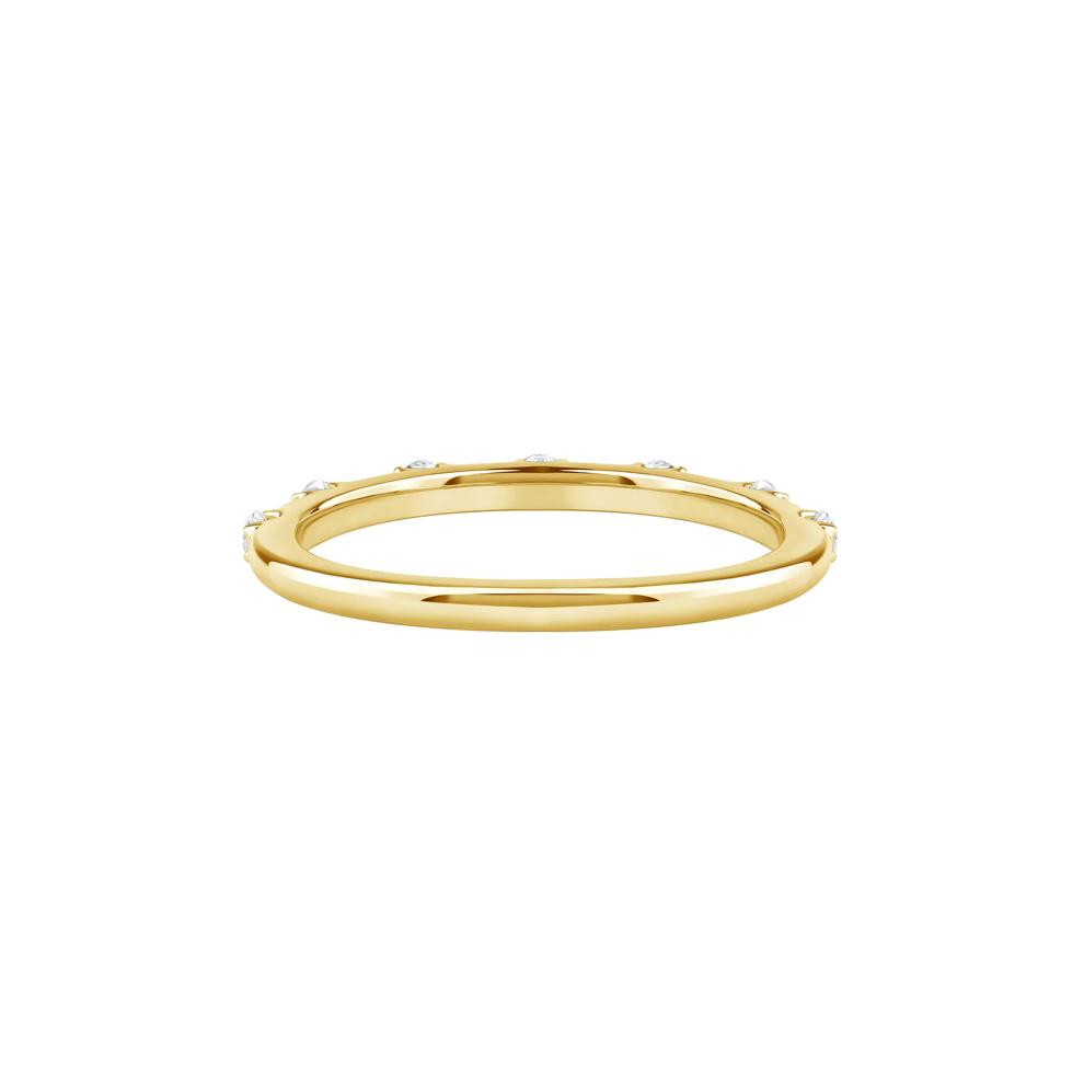Piper Lab Grown Diamond Wedding Band in 14K Yellow Gold (1/5 ct. tw.) – Image 5 of 5