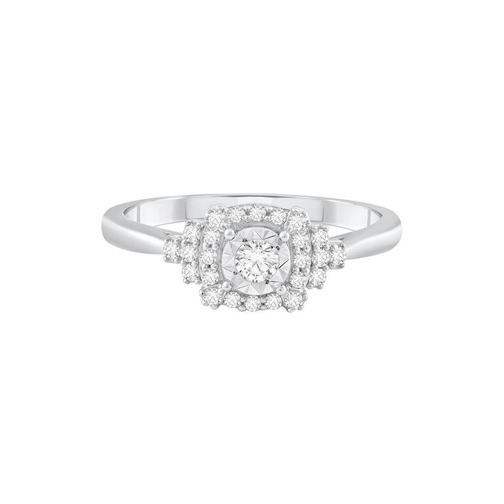 Diamond Ring in 10K White Gold (1/4 ct. tw.) – Image 1 of 3