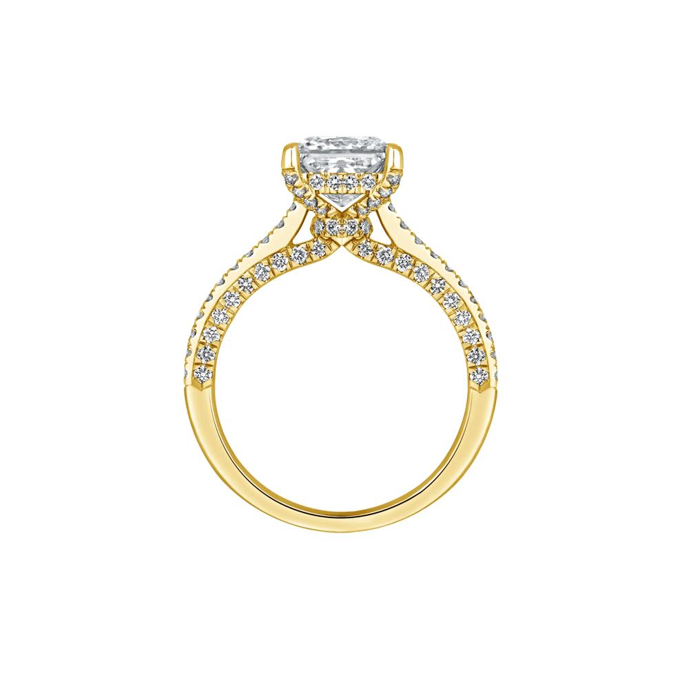 Morgan Lab Grown Diamond Engagement Ring in 14K Yellow Gold (2 7/8 ct. tw.) – Image 2 of 4