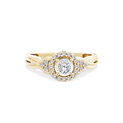 Diamond Promise Ring in 10K Yellow Gold (1/3 ct. tw.)