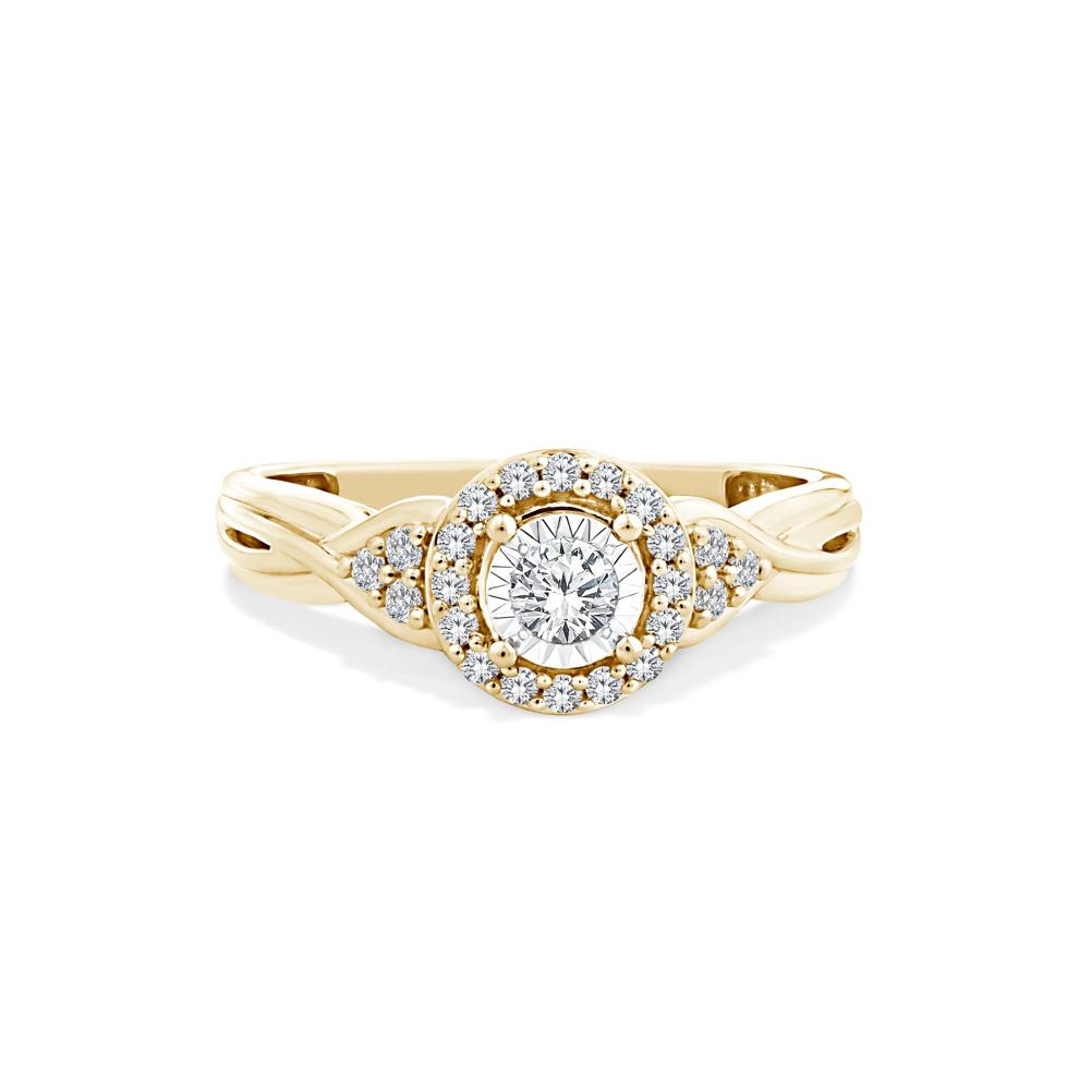 Diamond Promise Ring in 10K Yellow Gold (1/3 ct. tw.) – Image 1 of 4