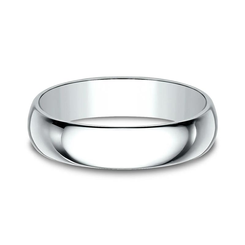 Wedding Band in 10K White Gold, 5MM – Image 1 of 3