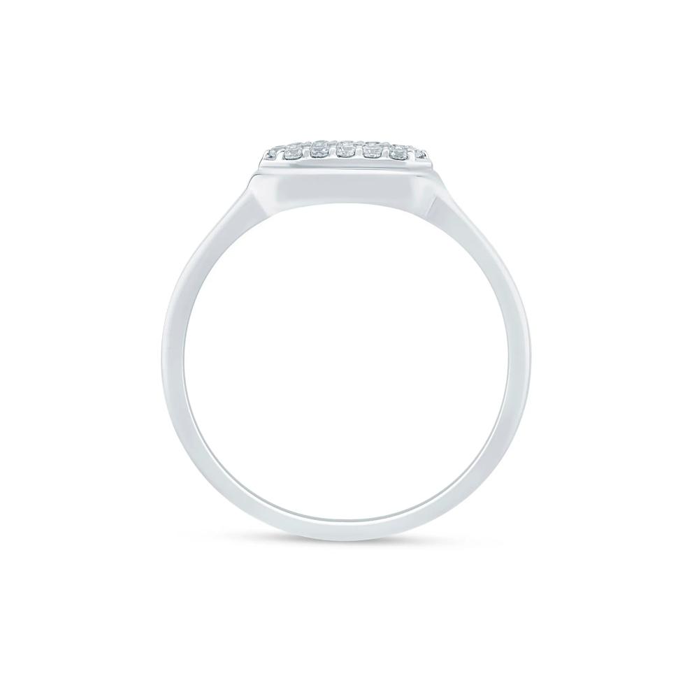 Diamond Ring in 10K White Gold (1/8 ct. tw.) – Image 2 of 3