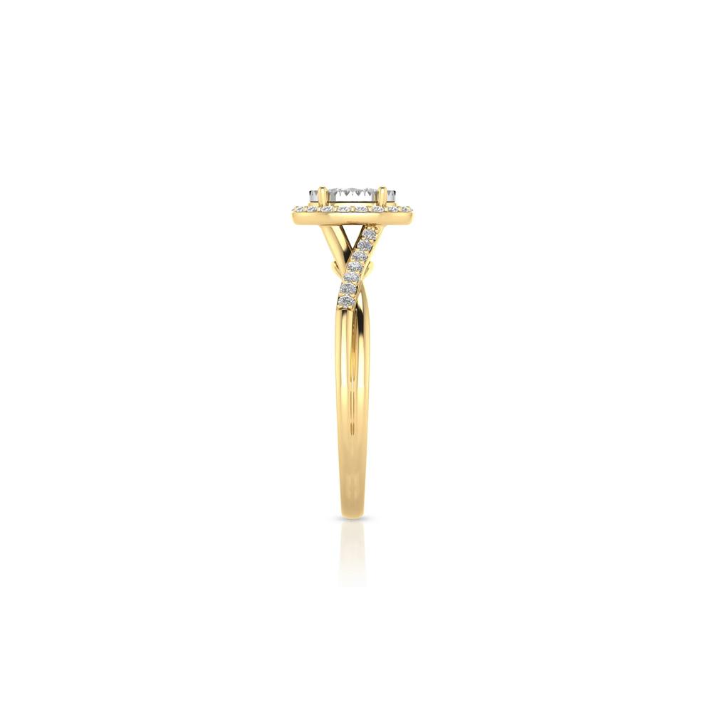 Lab Grown Diamond Promise Ring in 10K Yellow Gold (1/2 ct. tw.) – Image 3 of 3