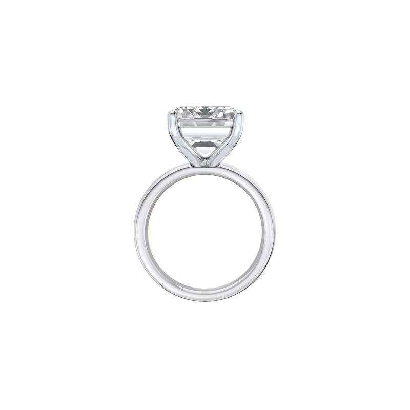 Lab Grown Diamond Emerald-Cut Solitaire Ring in Platinum (10 ct.) – Image 2 of 4