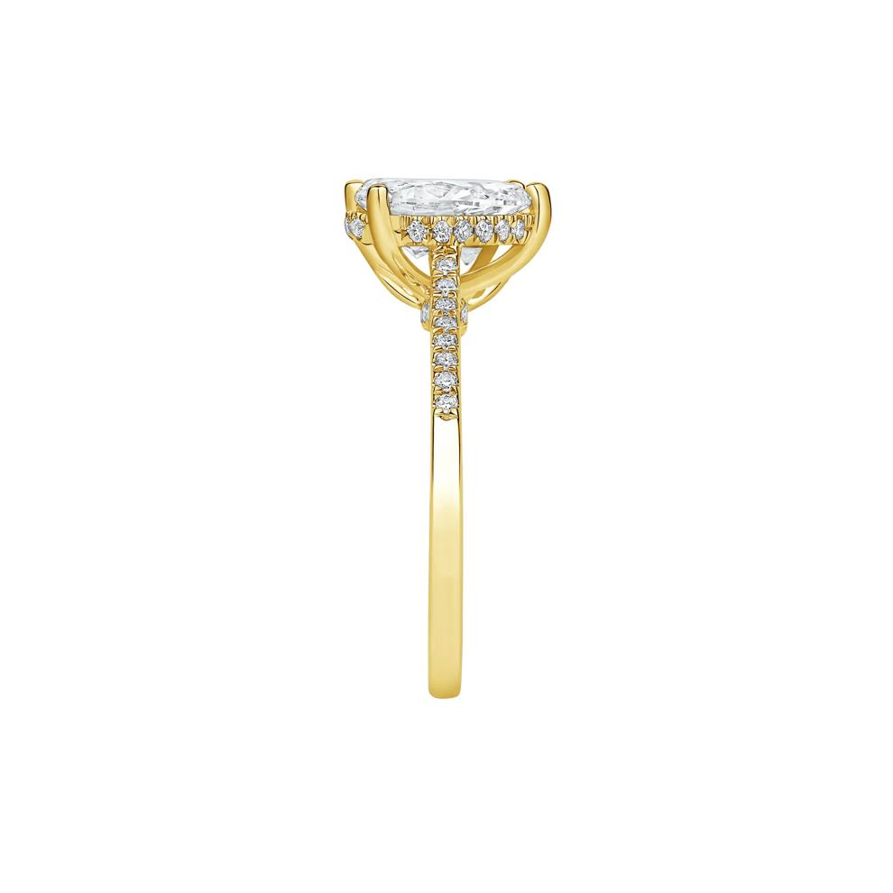 Gianna Lab Grown Diamond Toi et Moi Engagement Ring in 14K Yellow Gold (3 1/4 ct. tw.) – Image 3 of 4