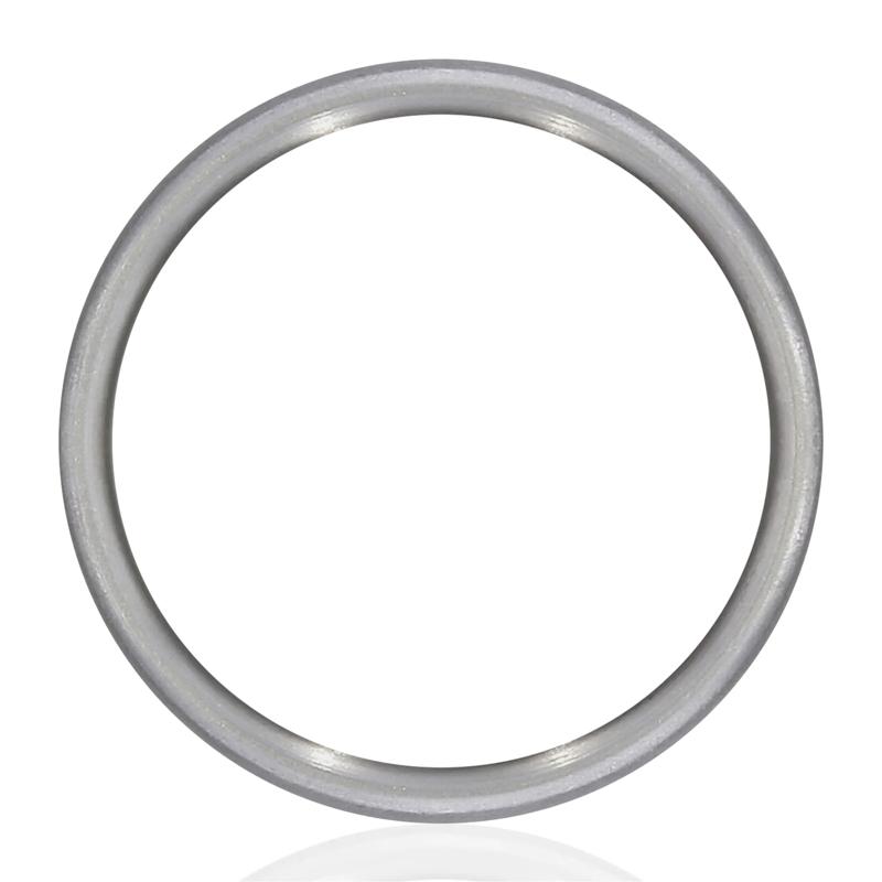 Men&rsquo;s Barrel Script &amp; Stars Wedding Band in 14K Gold &amp; Tantalum, 7.5MM  – Image 2 of 3