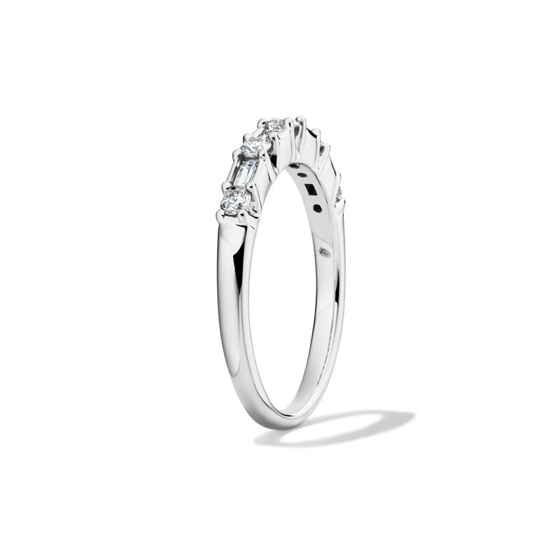 3/8 ct. tw. Diamond Anniversary Band in 14K White Gold  – Image 3 of 4