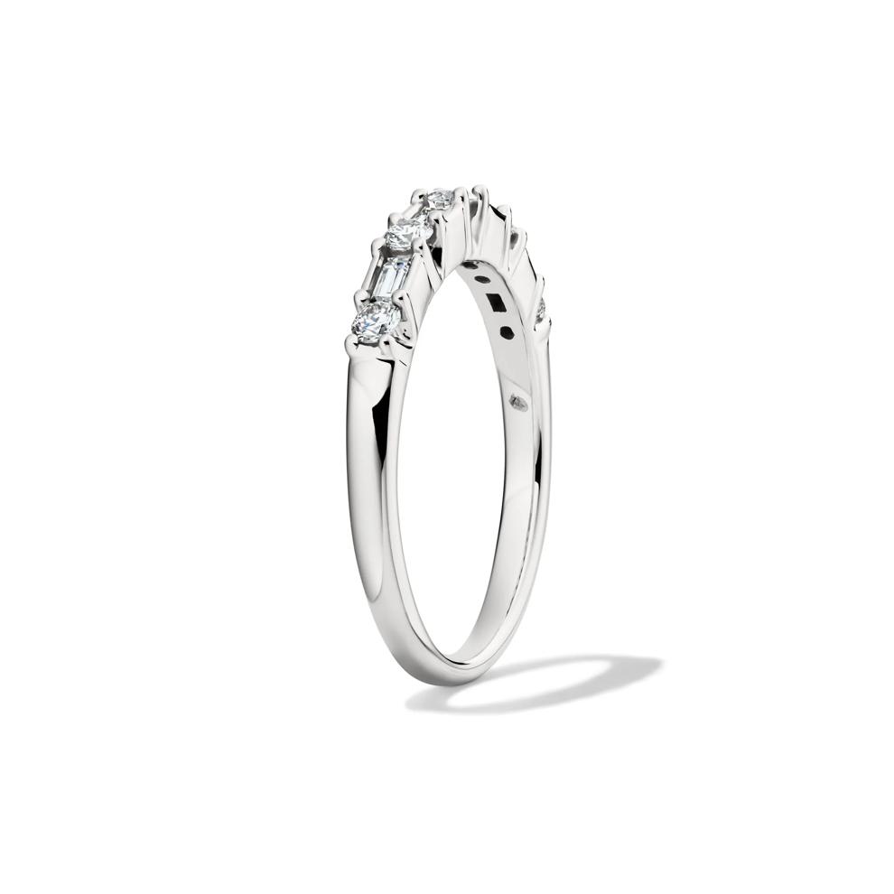 3/8 ct. tw. Diamond Anniversary Band in 14K White Gold  – Image 3 of 4