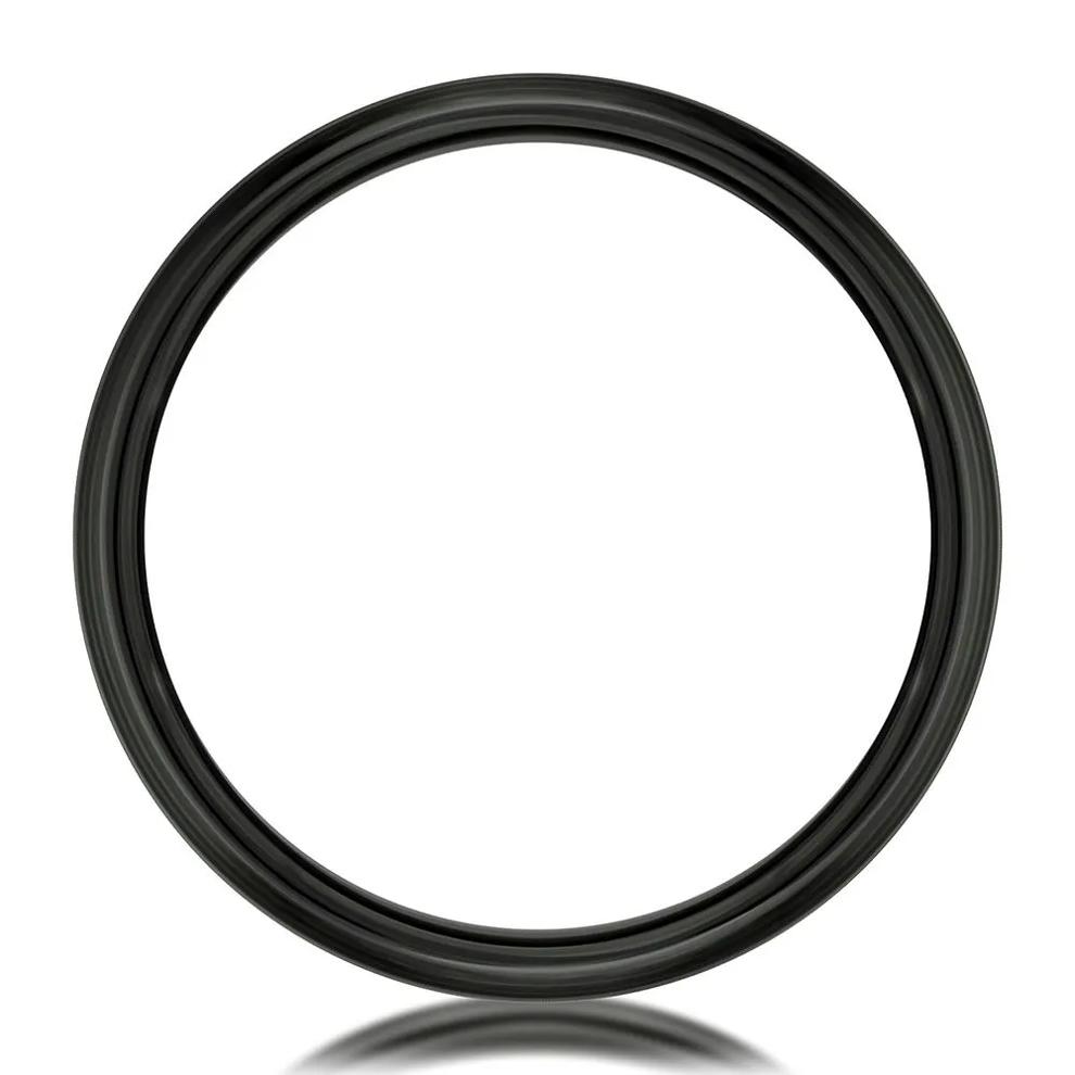 Men's Band in Black Titanium, 6.5 MM – Image 2 of 3