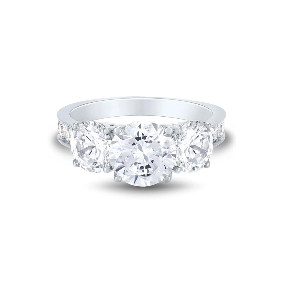 Lab Grown Diamond Engagement Ring in 14K White Gold (4 1/2 ct. tw.) – Image 1 of 3