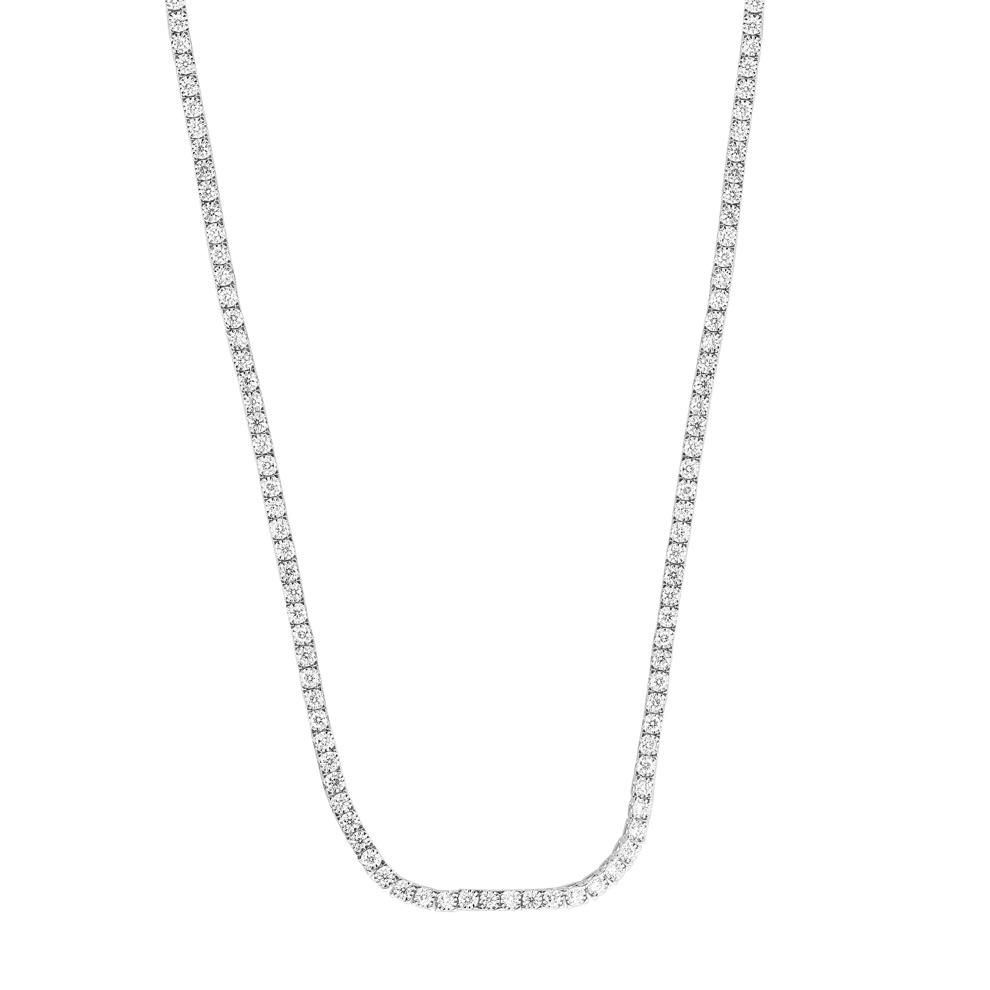 Lab Grown Diamond Tennis Necklace in 10K White Gold, 22&rdquo; (7 ct. tw.) – Image 1 of 2
