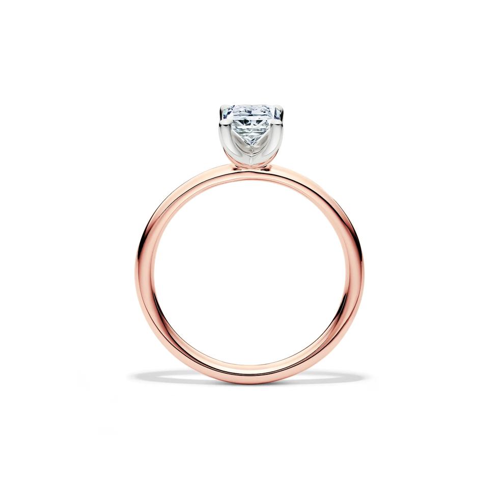 Diamond Radiant-Cut Solitaire Engagement Ring in 14K Rose Gold (1 ct.) – Image 2 of 5