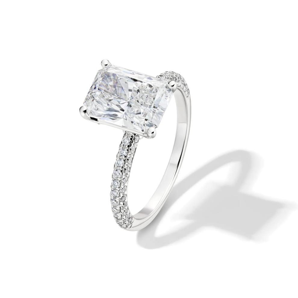 Isla Lab Grown Diamond Engagement Ring in 14K White Gold (3 5/8 ct. tw.) – Image 4 of 4
