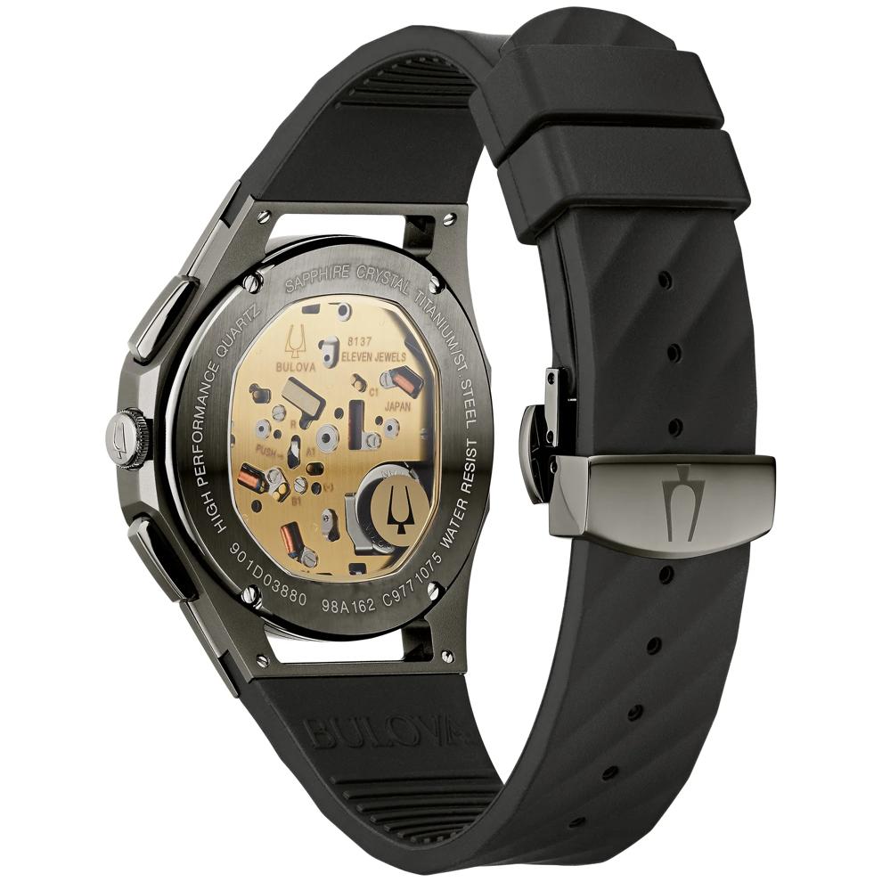 Men's CURV Watch With Black Rubber Strap – Image 3 of 3