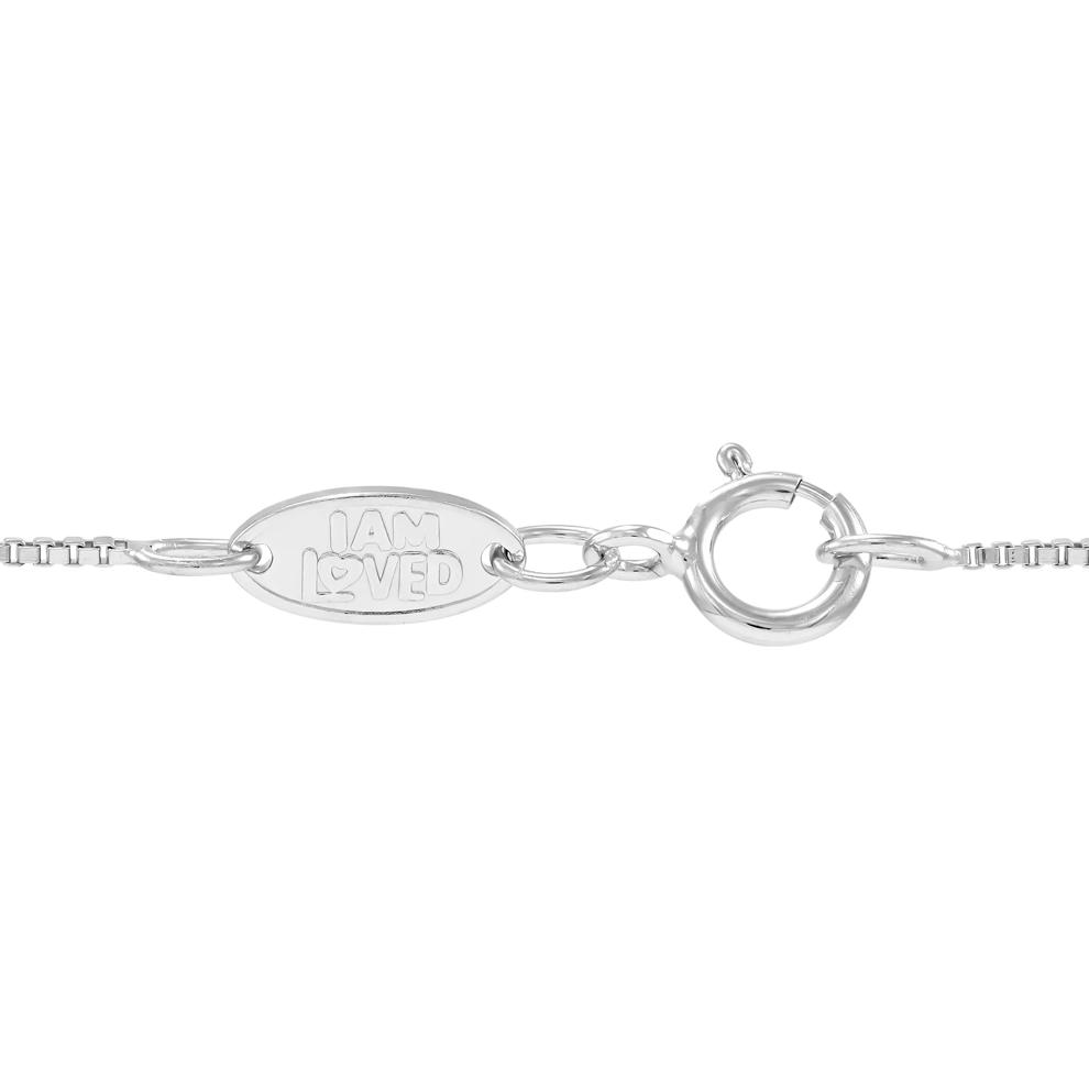 Diamond Accent Elephant Pendant in Sterling Silver and 14K Rose Gold – Image 4 of 4