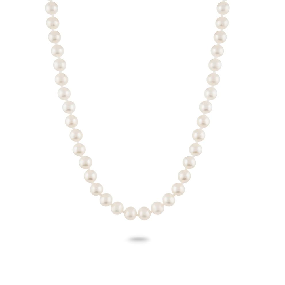 Cultured Freshwater Pearl Necklace in 14K Yellow Gold, 7mm, 18&rdquo; – Image 1 of 3