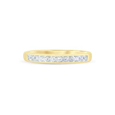 Princess-Cut Diamond Channel-Set Band in 14K Yellow Gold (1/2 ct. tw.)
