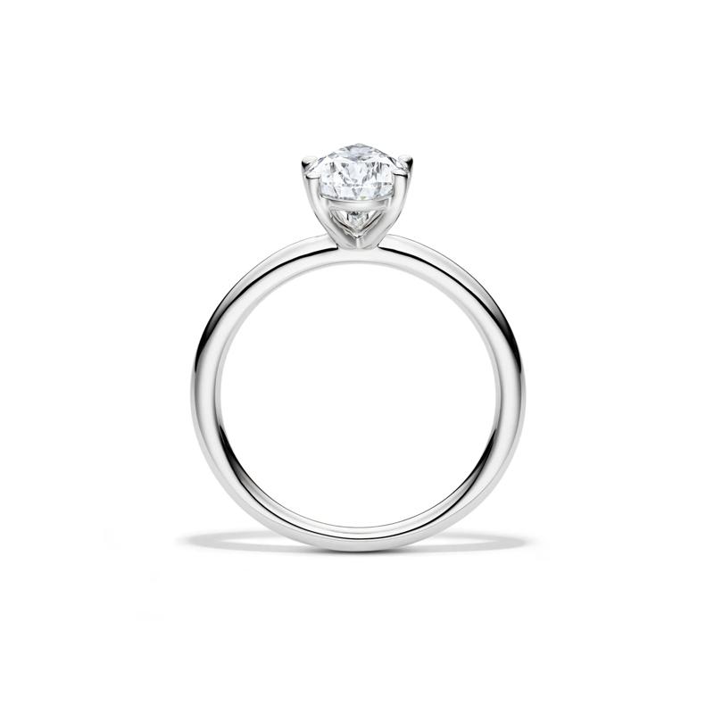 Lab Grown Diamond Pear-Shaped Solitaire Engagement Ring in 14K White Gold &#40;1 1/2 ct.&#41; – Image 2 of 4