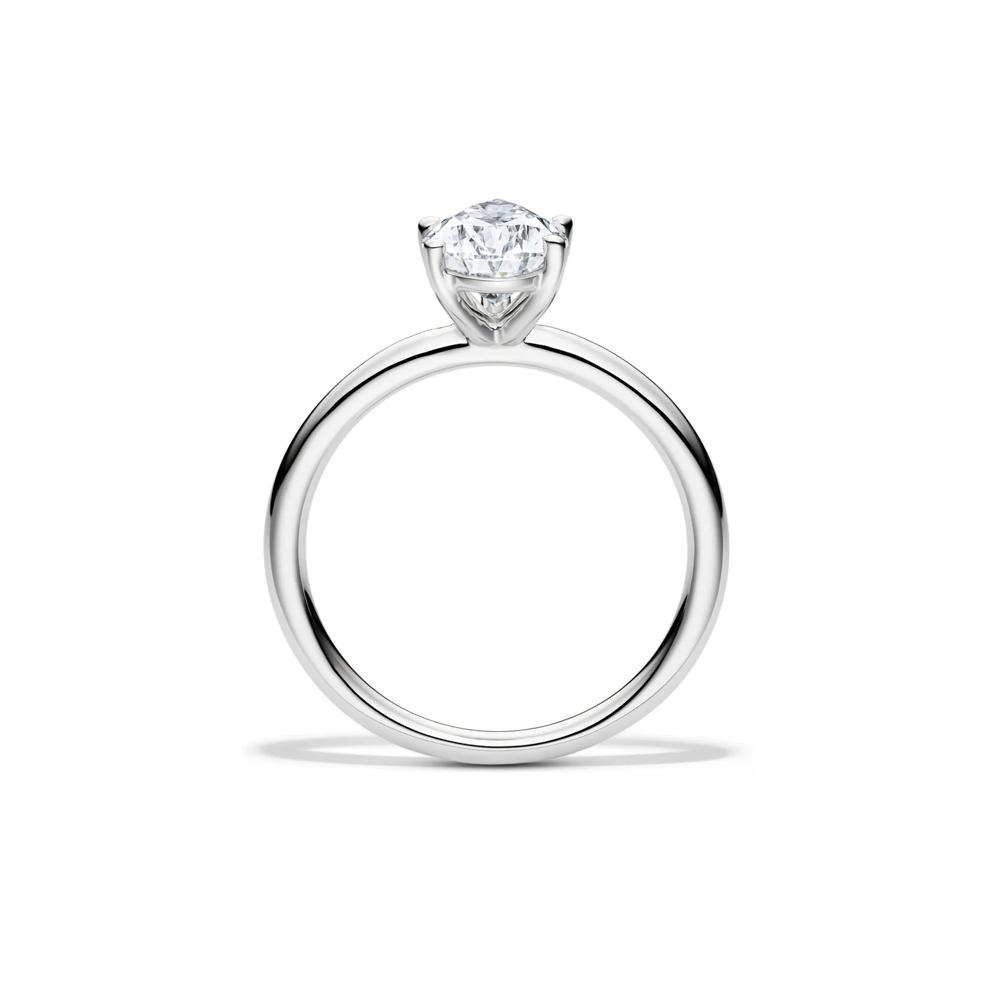 Lab Grown Diamond Pear-Shaped Solitaire Engagement Ring in 14K White Gold (1 1/2 ct.) – Image 2 of 4