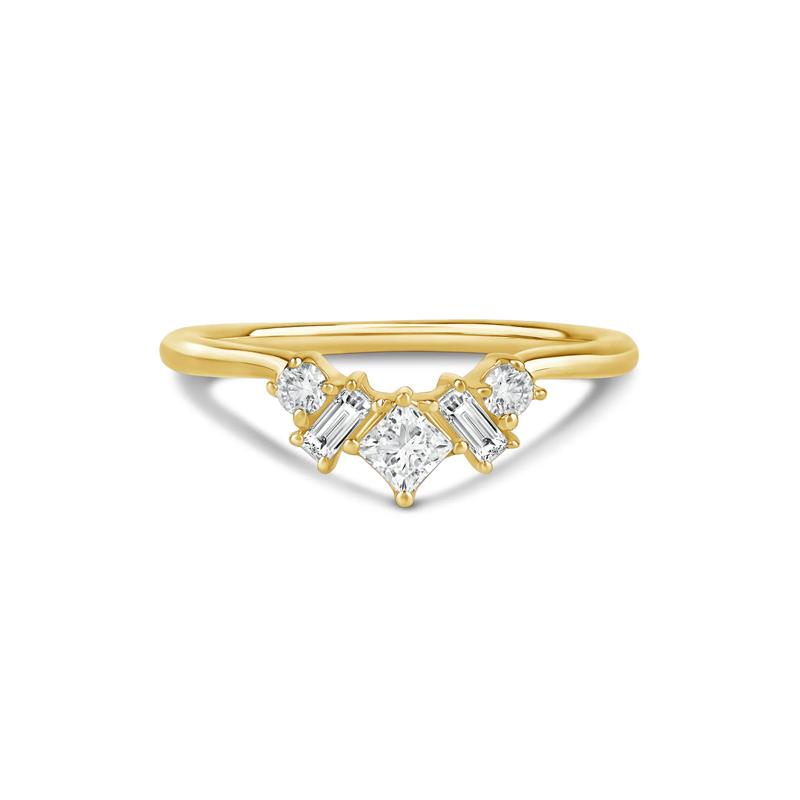 Lab Grown Diamond Multi-Shape Contour Ring in 14K Gold &#40;3/8 ct. tw.&#41; – Image 1 of 3