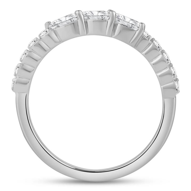 Lab Grown Diamond Band in 10K White Gold &#40;3/8 ct. tw.&#41; – Image 2 of 4