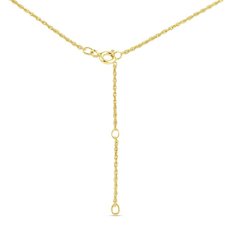 Lab Grown Graduated Diamond Necklace in 14K Yellow Gold &#40;1 1/2 ct. tw.&#41; – Image 3 of 3