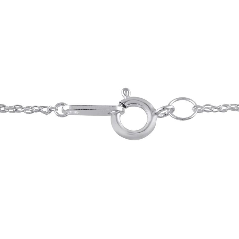 Diamond Double Heart Necklace in Sterling Silver &#40;1/10 ct. tw.&#41; – Image 3 of 3