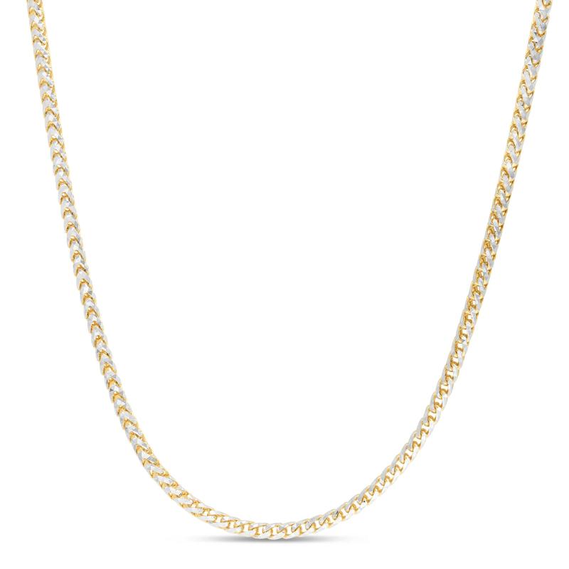 Men&#39;s Round Franco Chain in 14K Yellow &amp; White Gold, 3.15MM, 24&quot; – Image 1 of 3
