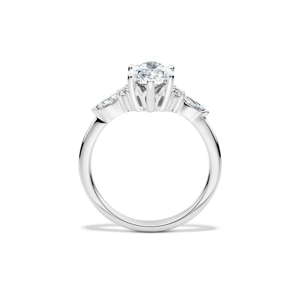 Lab Grown Diamond Marquise-Cut Engagement Ring in 14K White Gold (2 1/4 ct. tw.) – Image 2 of 4