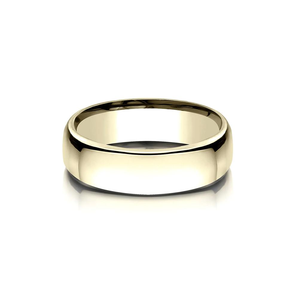 Wedding High Polish Band in 14K Gold – Image 1 of 1