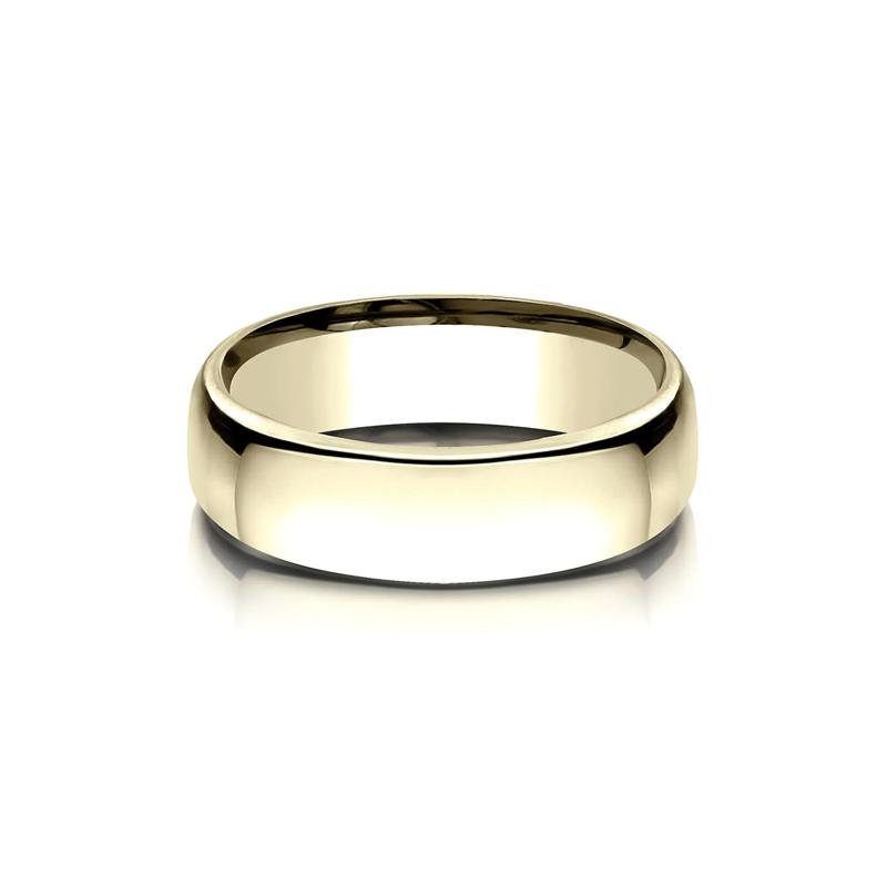 Wedding Band in 14K Yellow Gold, 6.5MM – Image 1 of 3