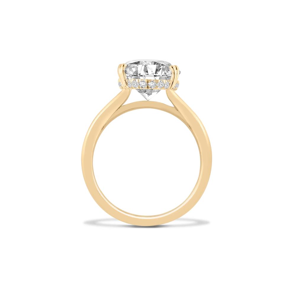Lab Grown Diamond Oval Engagement Ring in 14K Yellow Gold (7 1/5 ct. tw.) – Image 2 of 4