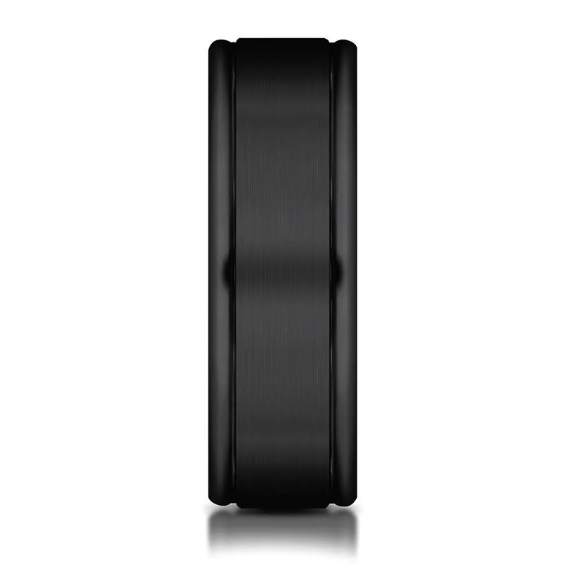 Men&#39;s Band in Black Titanium, 6MM – Image 3 of 3