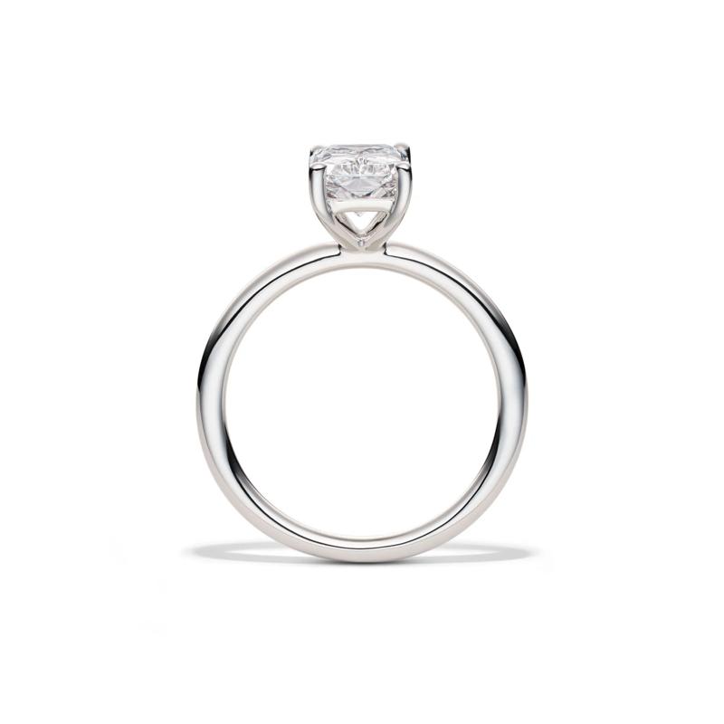 Lab Grown Diamond Radiant-Cut Solitaire Ring in 14K White Gold &#40;2 ct.&#41; – Image 2 of 4