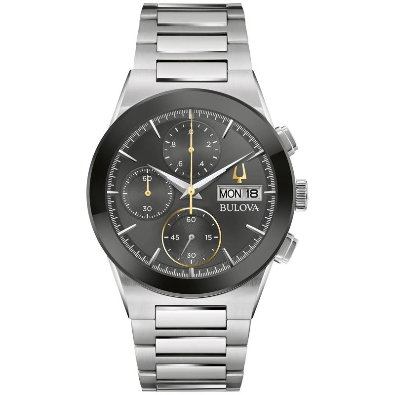 Men&#39;s Bulova Modern Millennia Watch in Stainless Steel, 41MM – Image 1 of 3