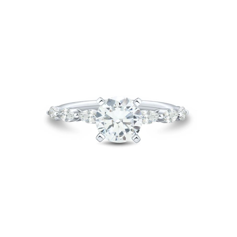 Lab Grown Diamond Semi-Mount in Platinum (5/8 ct. tw.) – Image 1 of 6
