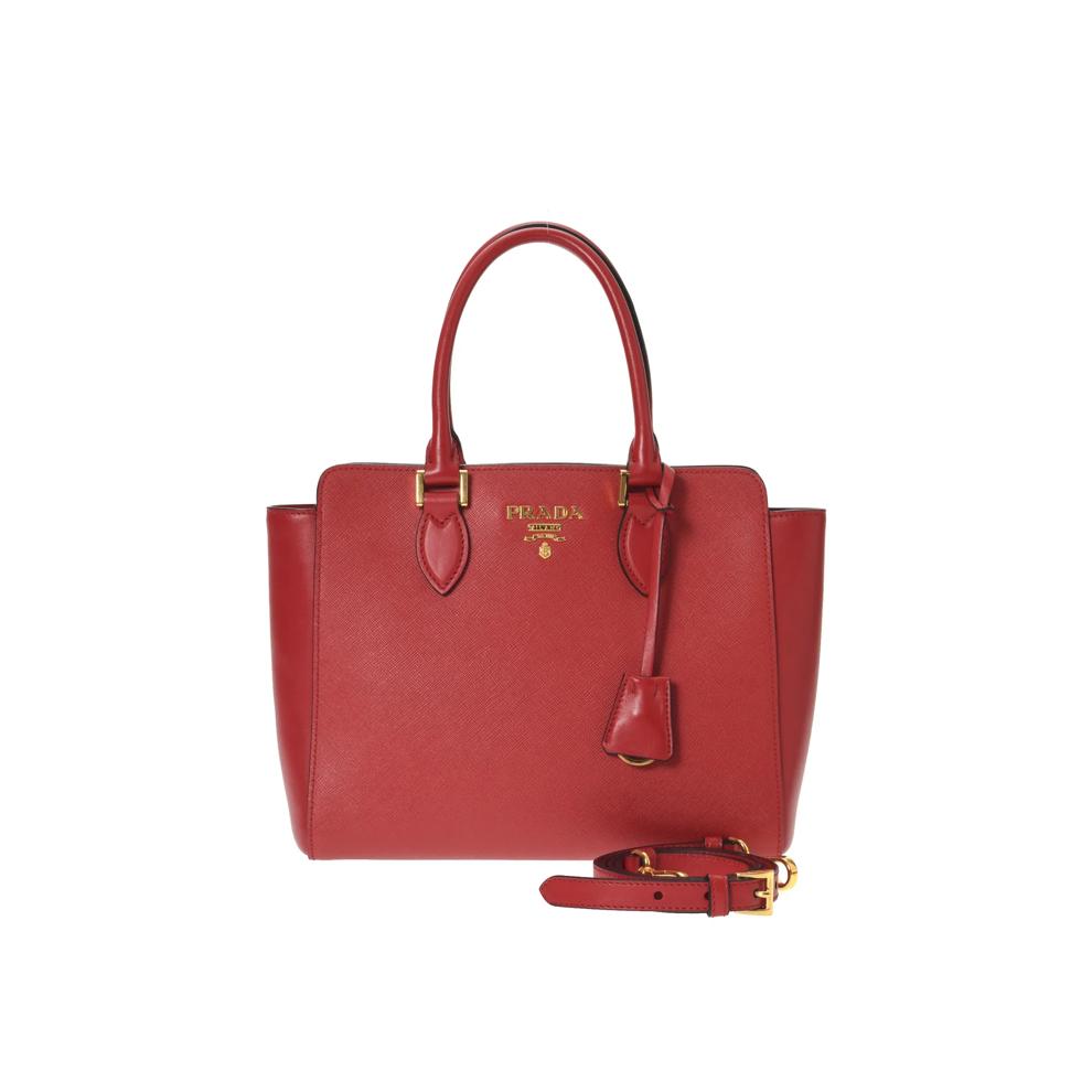 Pre-Owned Prada Saffiano Soft Calfskin Tote Medium  Tote – Image 1 of 7