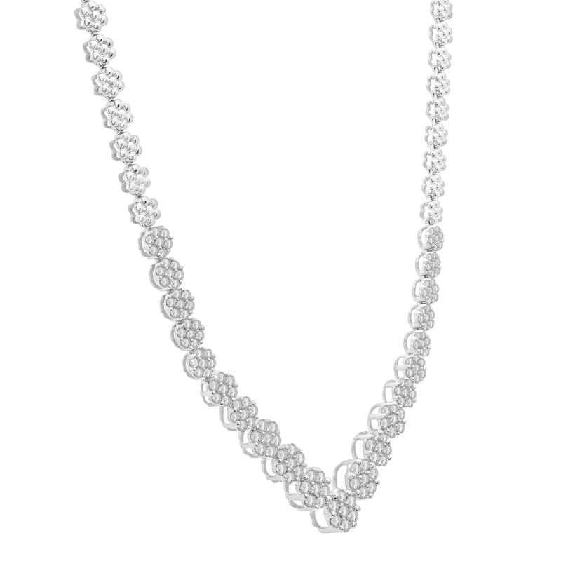 3 ct. tw. Diamond Necklace in 10K White Gold – Image 2 of 4