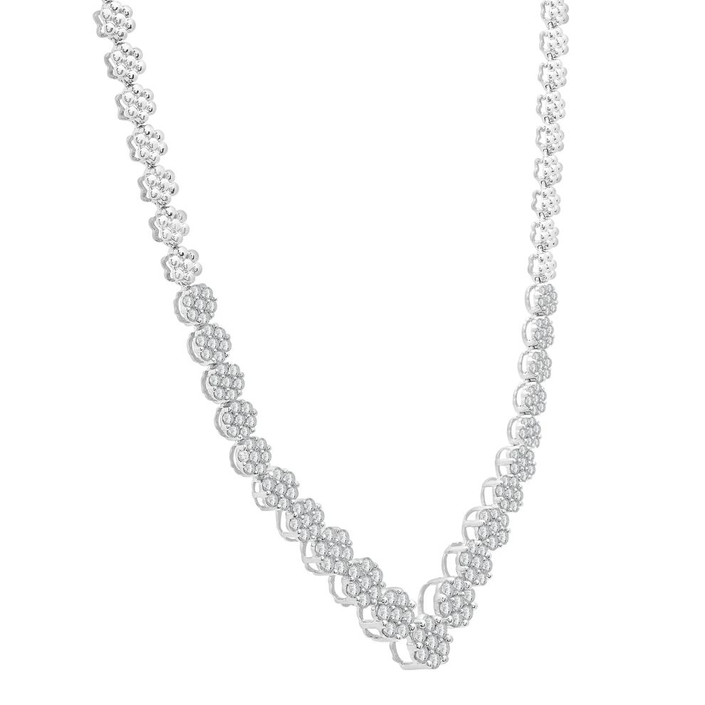 3 ct. tw. Diamond Necklace in 10K White Gold – Image 2 of 4