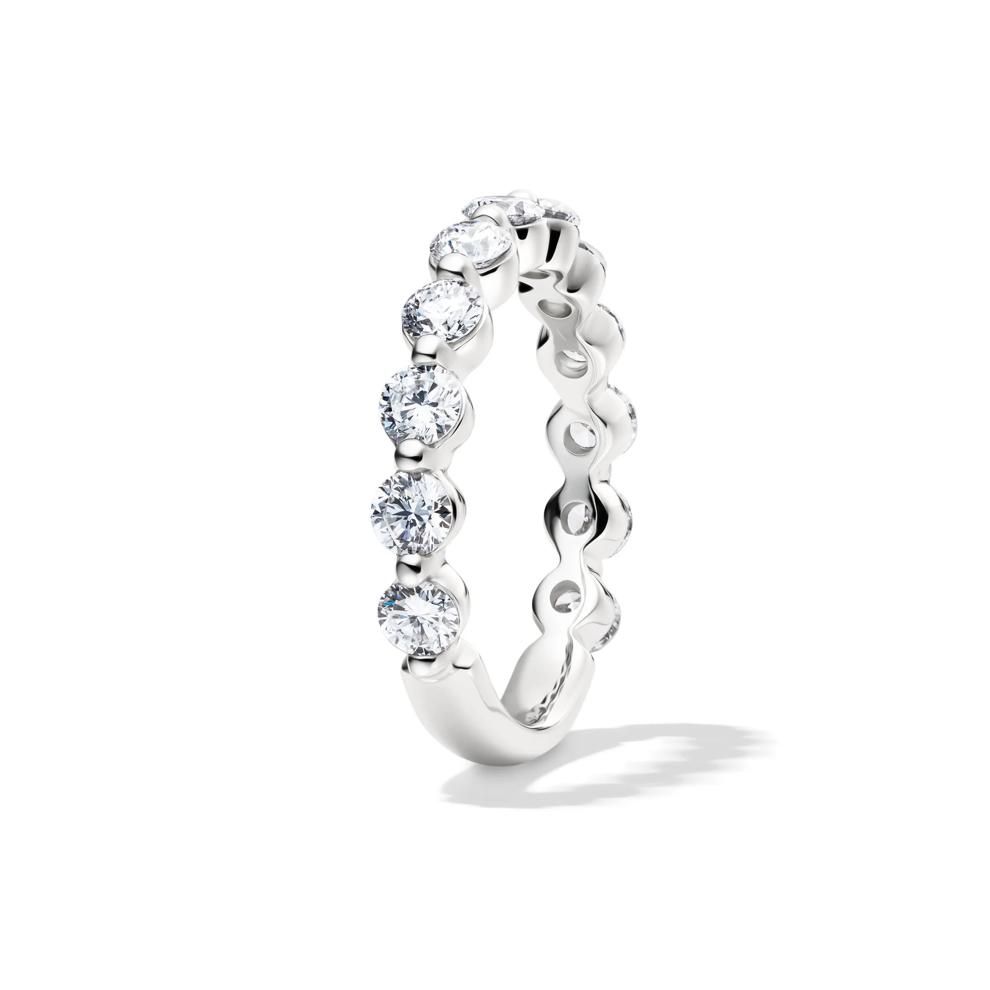 Lab Grown Diamond Wedding Band in 14K White Gold (1 1/2 ct. tw.) – Image 3 of 4