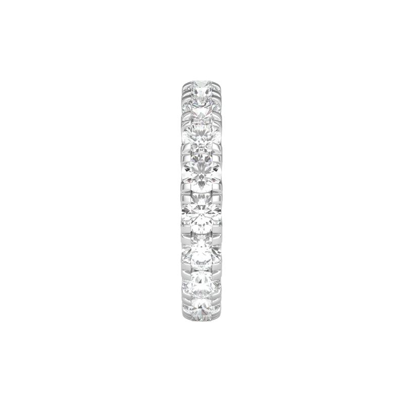 Lab Grown Diamond Comfort Fit Eternity Band in Platinum (3 ct. tw.) – Image 3 of 3